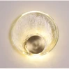Light luxury copper bedroom bedside wall lamp living room sofa simple background wall glass wall lamp designer creative lamps 4