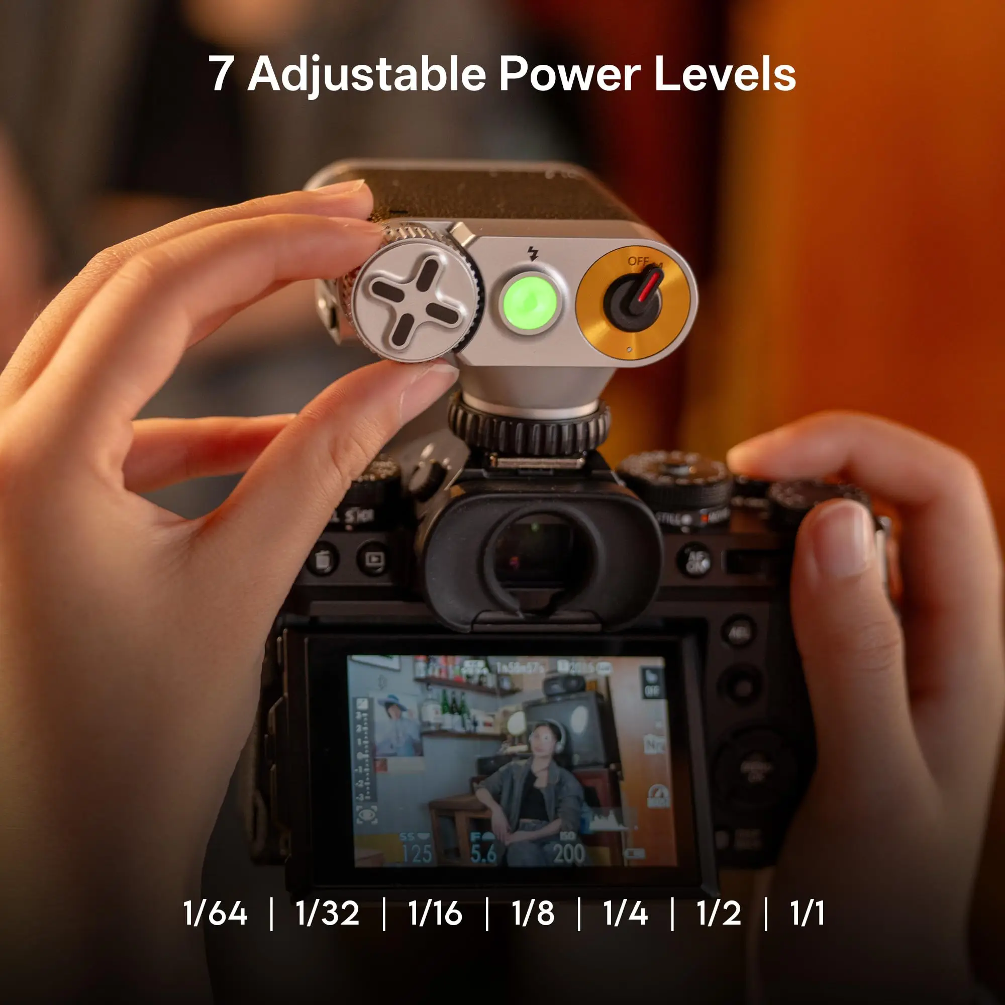 VILTROX Vintage Z1 Retro Mini Camera Flash 6500K 1100mAh