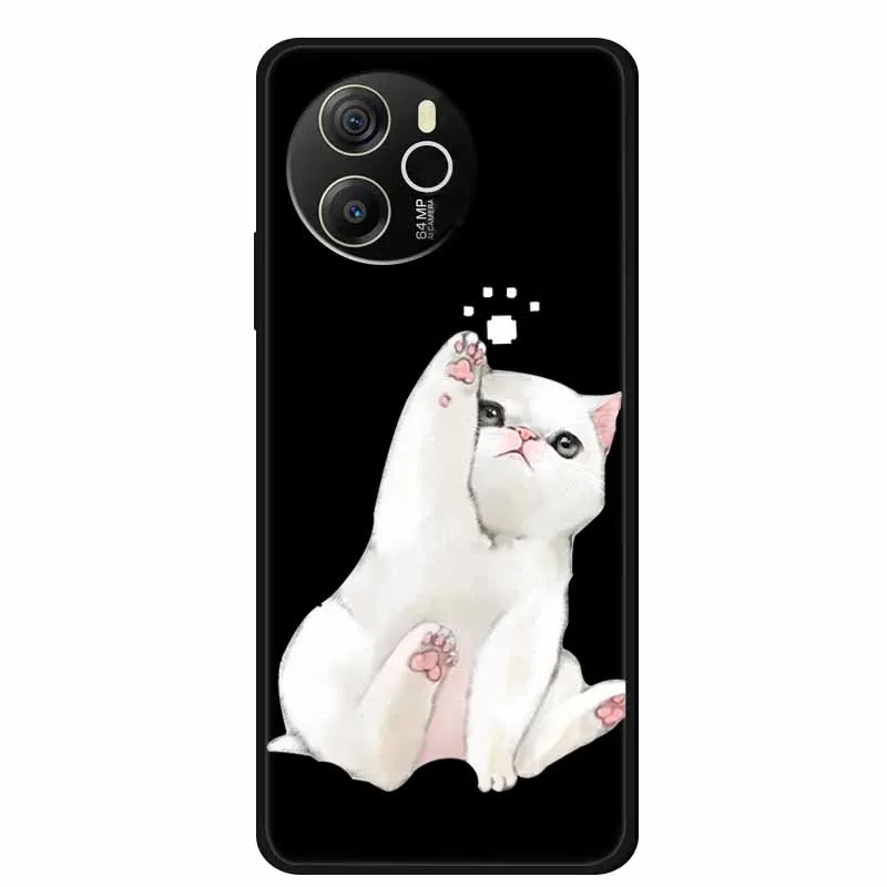 Enhanced Product Title:  
Premium Black Silicone Soft Back Cover Case - Sleek and Durable Phone Shell/Coque, 6.78