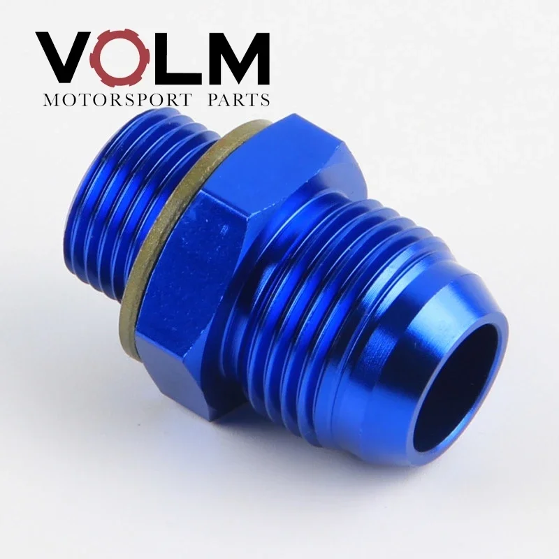AN6 AN8 AN10 M14 M16 M18 Straight Male Flare Union Fuel Oil Air Hose Fitting Adapter,hose end fitting adapter,fuel adapter fitting