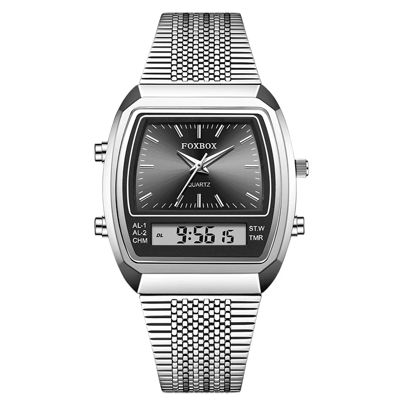 silver black