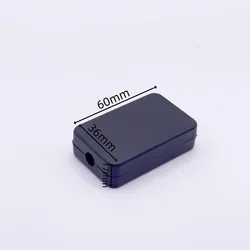 Waterproof ABS Plastic Storage Enclosure (60x36x17mm - Black)
