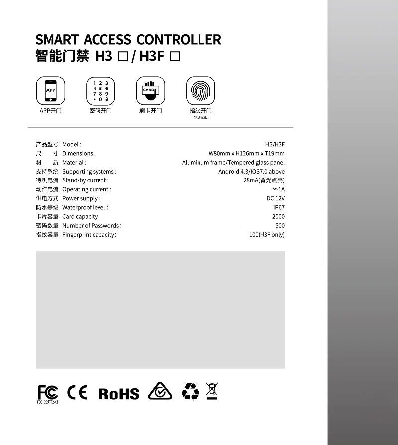 Accessory pack with hardware components