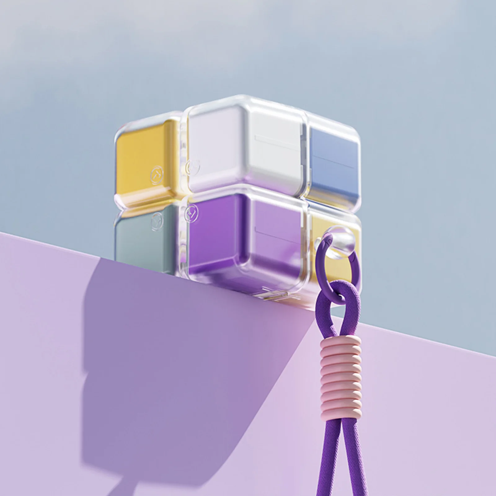 8개의 칸이 있는 재미있는 알약 정리함, 자석식 비타민 디스펜서, 쉽게 열리는 큐브형 디자인, 일일 복용 비타민 및 약품용