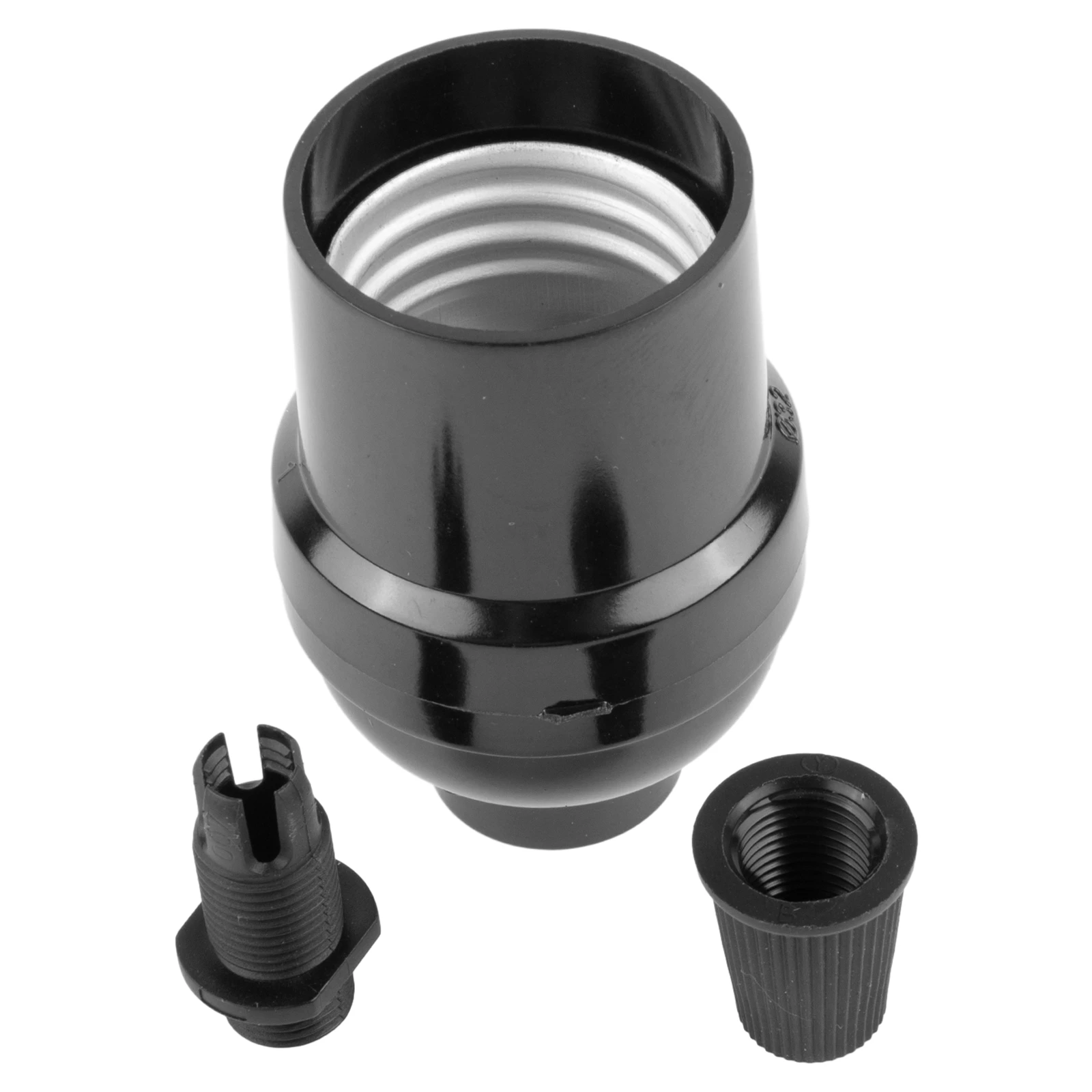 Portable E27 Lamp Holder Vintage Industry Bakelite Lamp Bulb Holder Retro Brass Socket For Stairways Basement 1pcs