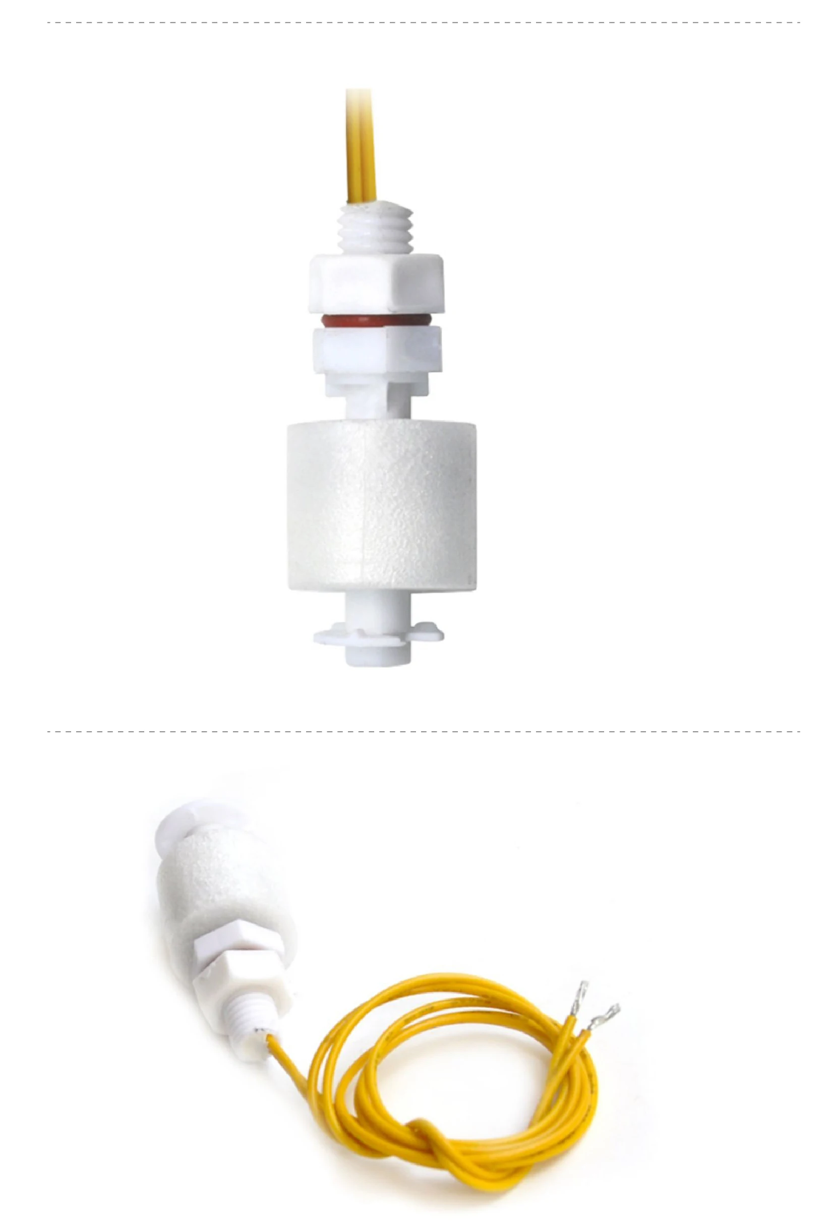PP Float Level Switch Liquid Sensor Plastic Water Tank Acid Alkali Corrosion Res