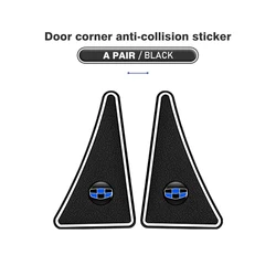 Car Door Corner Covers Anti - Collision Protector Stickers - Set of 2 (Black - 2PCS)