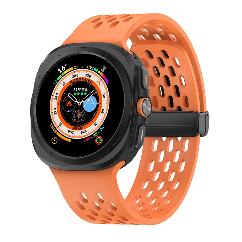 Silicone Magnetic Sport Band - No Gaps Design