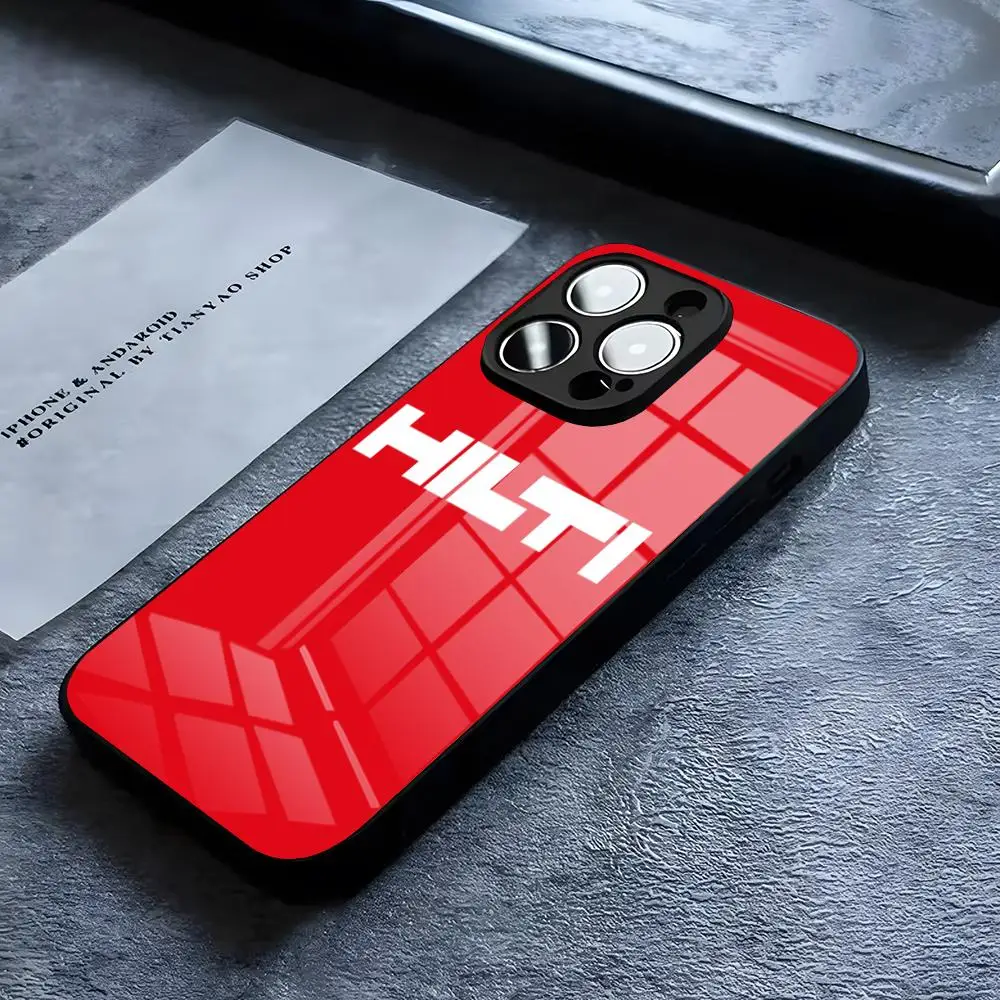 Luxury Glass Design Toolbox Brand Hilti Tools Phone Case