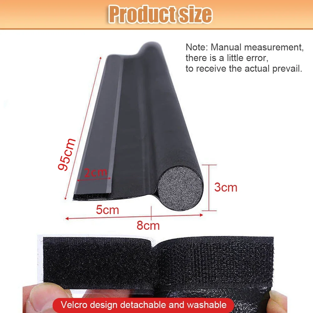 Adjustable Door Bottom Draft Stopper Weather Stripping Door Sweep Under Draft Blocker Insulator Weatherstrip House Acoustic Foam