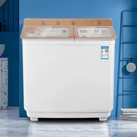 CHIGO – lave-linge semi-automatique à double baignoire, 10KG, charge supérieure, grande capacité, pour location domestique, dortoir, usage Commercial 6
