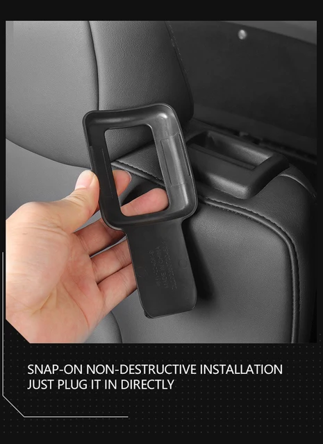 EVPEIWE Backseat Seatbelt Guide Holder For Tesla Model Y 2020-2024