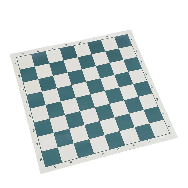 Folding Chess Board Lightweight PU Leather Classic Roll Up Flat International foldable chess board folding chess board