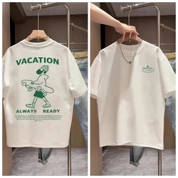Beach Vibes Skateboard Pattern Unisex T - Shirt - Casual Outdoor Short Sleeve - XXXL (1)