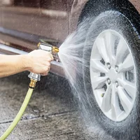 Garden Hose Spray Gun, Metal Garden Hose Nozzle Metal High Pressure Hose Pipe Spray Gun,Plants Watering,Lawn and Garden Cleaning 1