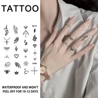 1Pc Small Pattern Waterproof Temporary Tattoo Stickers, Long-lasting Waterproof for One to Two Weeks, Suitable for Finger, Plam. 1