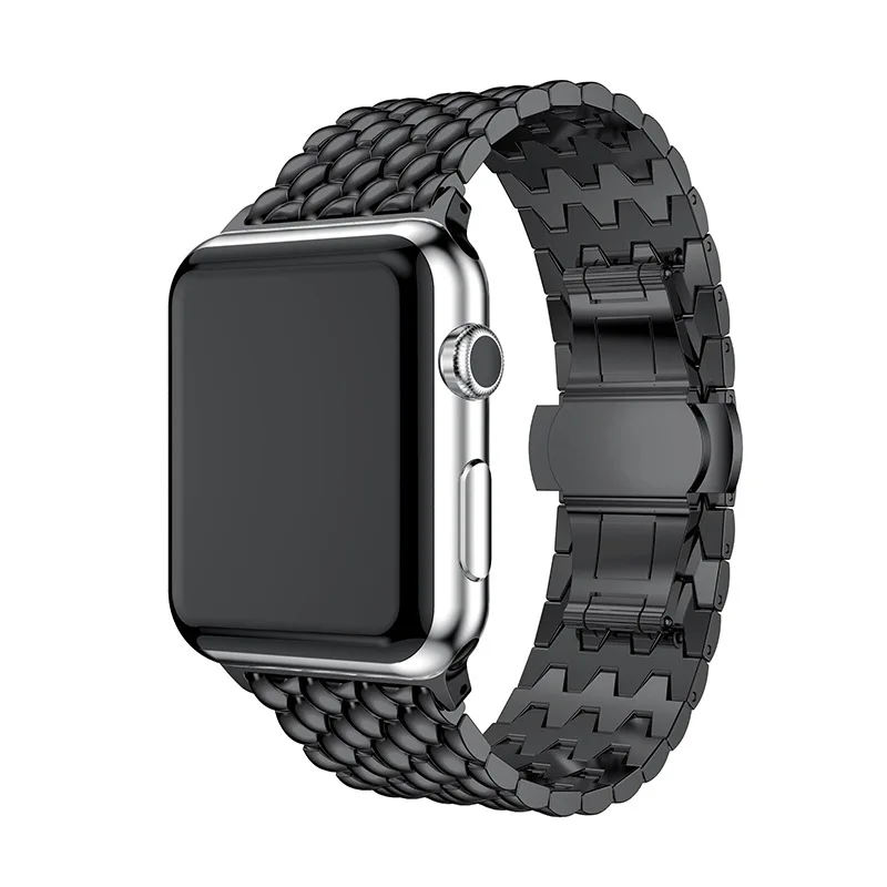รูปสินค้า สร้อยข้อมือสแตนเลสสำหรับ Apple Watch หลายขนาด