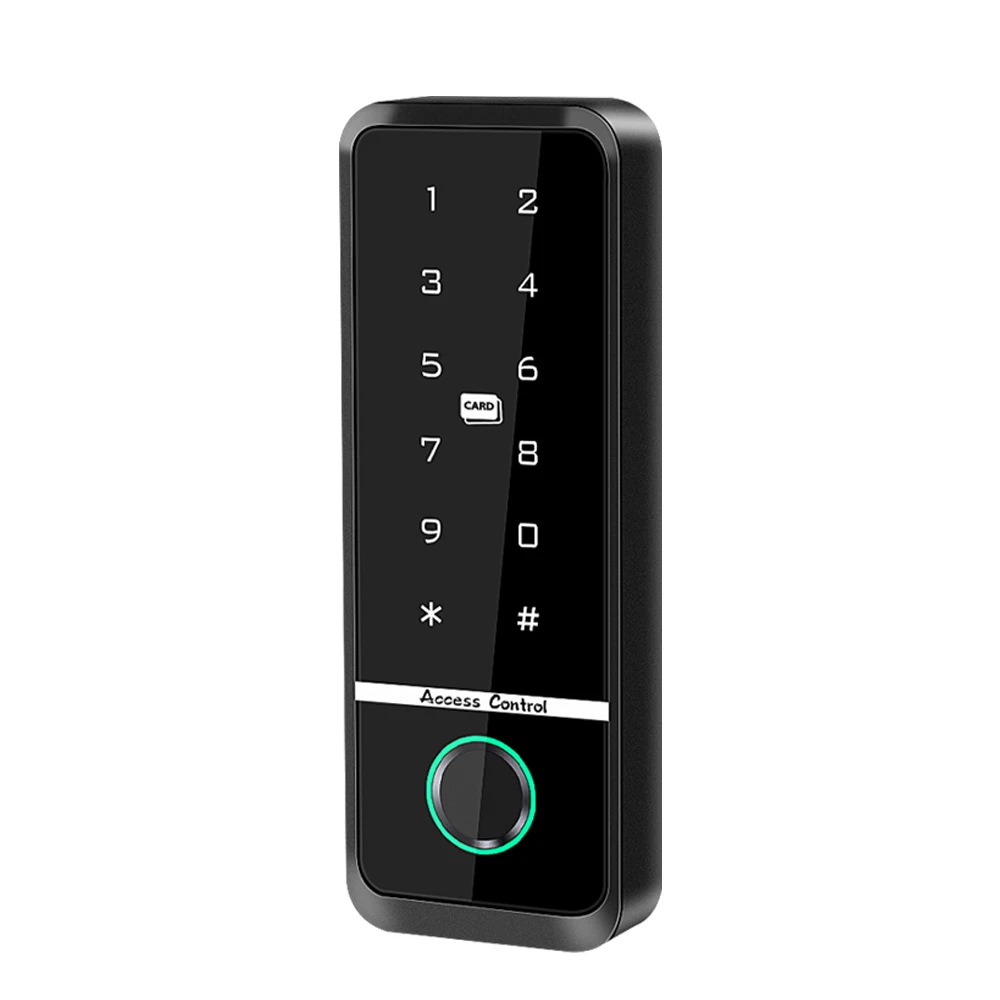 Tuya Wifi Fingerprint Access Control Keypad Outdoor Waterproof Remote Door Opene