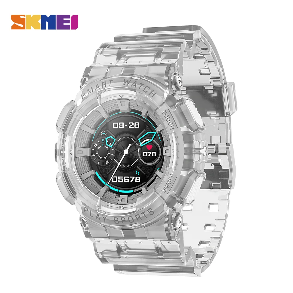 SKMEI Neue Outdoor-Sport-Smart-Uhren für Männer und Frauen, Mode, IP67, wasserdicht, Uhr mit Herzfrequenzüberwachung, Armbanduhr, Reloj Hombre_voghion.com