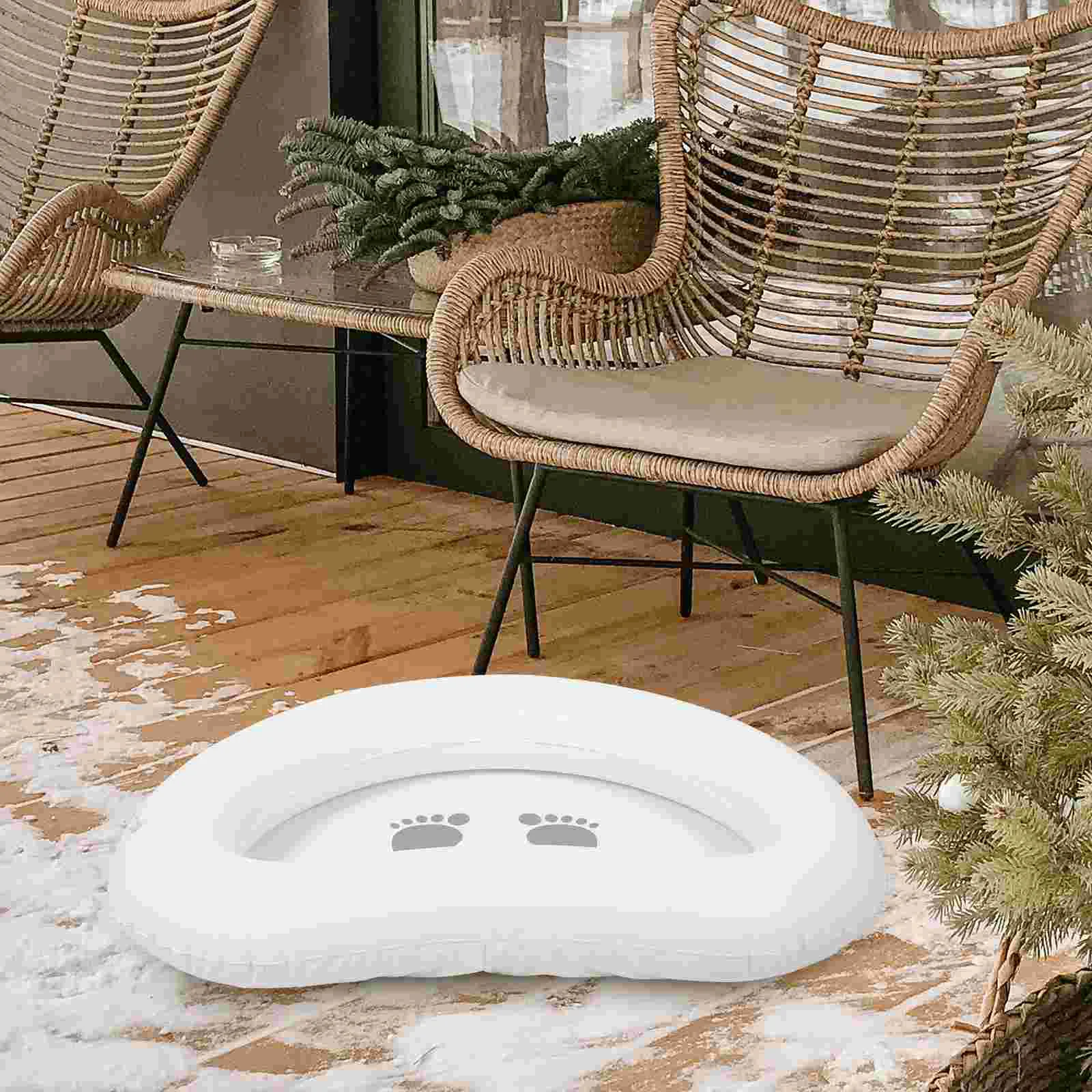 

Portable Wash Feet Outdoor Inflatable Footbath Pvc above Ground Pool Accessories