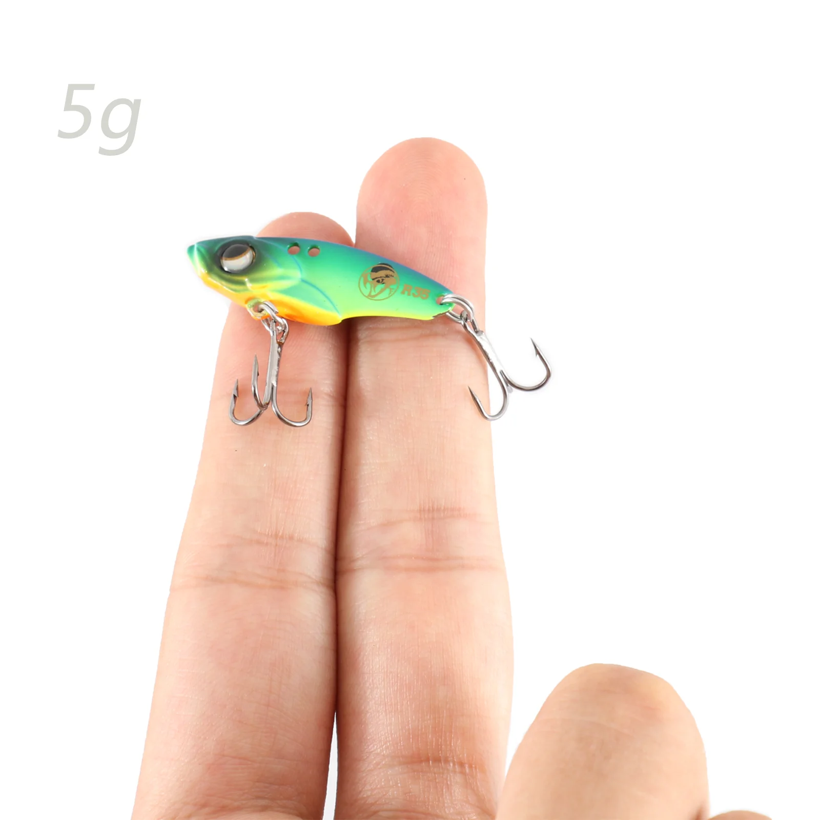 VIB приманка металлическая жесткая карандаш с 3D глазами | Спорт и развлечения