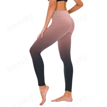 Leggings casual senza cuciture da donna Pantaloni attillati per esercizi Collant da corsa per palestra Abbigliamento sportivo dalla vestibilità comoda