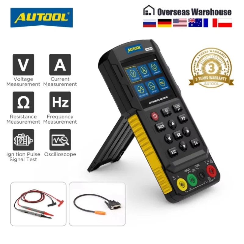 AUTOOL-multímetro de diagnóstico automático DM301, probador de circuito ...