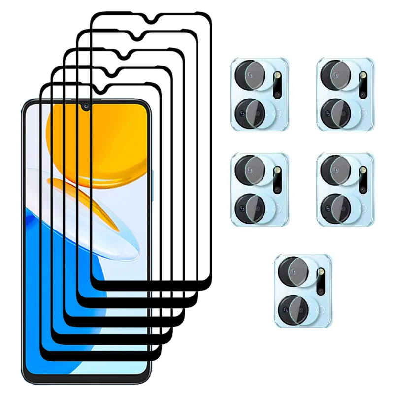 Premium Full Cover Tempered Glass Screen Protector with Camera Film