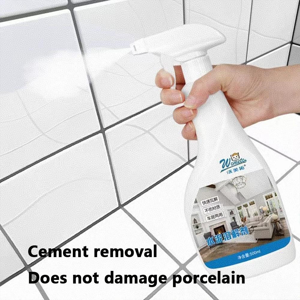 500ML Cement dissolving agent cleaner sediment loosening agent fast dissolving remover and decontamination liquid cement nemesis