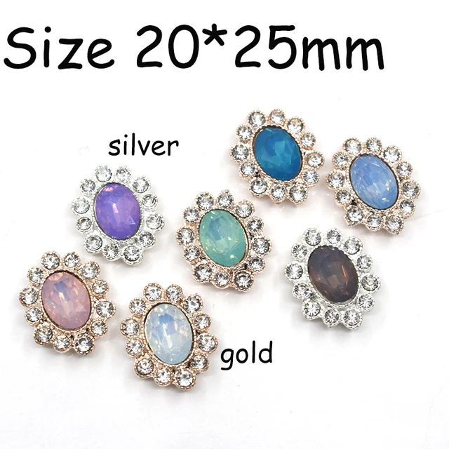 25mm Decorative Sewing Buttons  Rhinestones Buttons Clothing - 10pcs 25mm  Rhinestone - Aliexpress