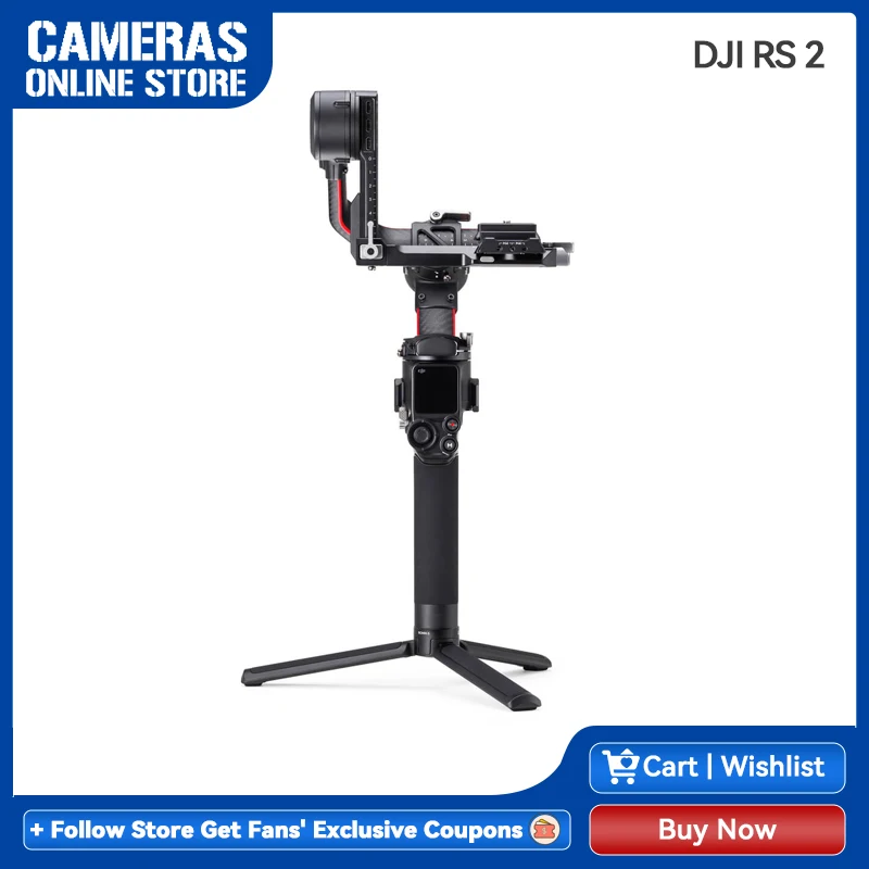 Original DJI RS 2 PRO COMBO / RS2 Camera Gimbal, Ronin S2 Touchscreen  Carbon Fiber Construction