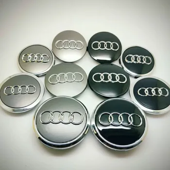 4 pz Centro Ruota Tappo Mozzo Coperture 60mm 61mm 68mm 69mm Per AUDI A3 A4 A5 A6 A7 A8 S4 Q7 Q3 Car Styling Badge Accessori Auto