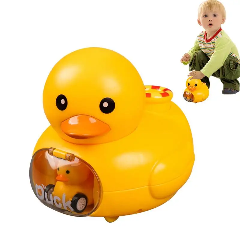 

Catapult Toy Car Little Yellow Duck Car Toys For Boys Durable Car Toys For Boys Inertia Sliding Forward With Soft Surface