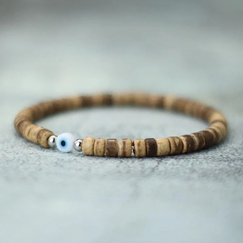 Natural Red Howlite Lava Stone Men Bracelet