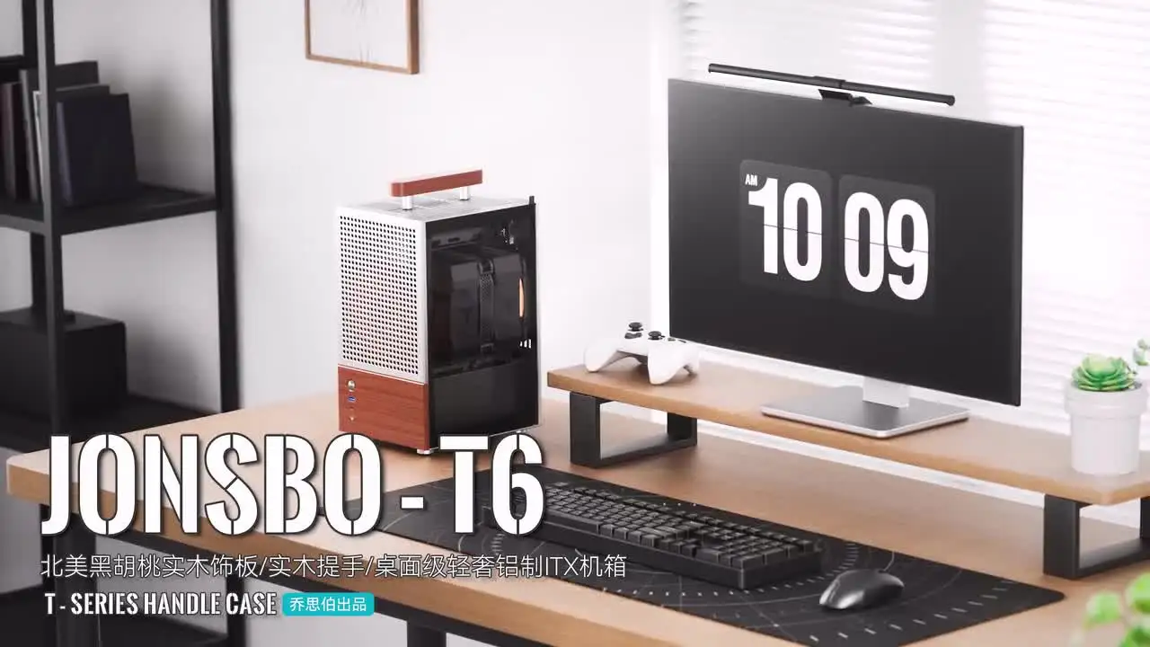 【中古】JONSBO T6 JONSBO T6 ITX PC Case Mini Tower Aluminum Chassis with
