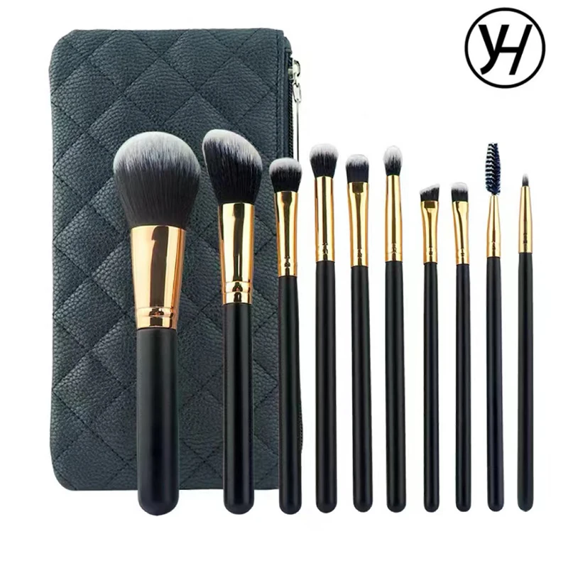 AnimalHairMakeupBrushSetporttilferramentaprofissionalsombrade