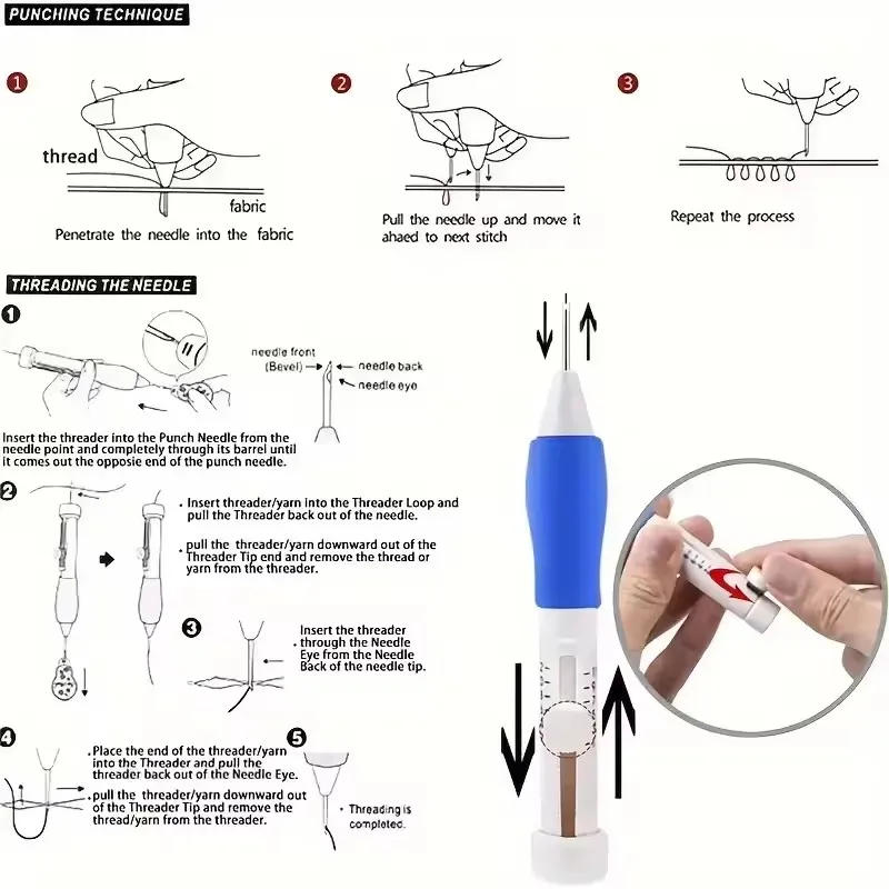 Punch Needle Embroidery Kit 2