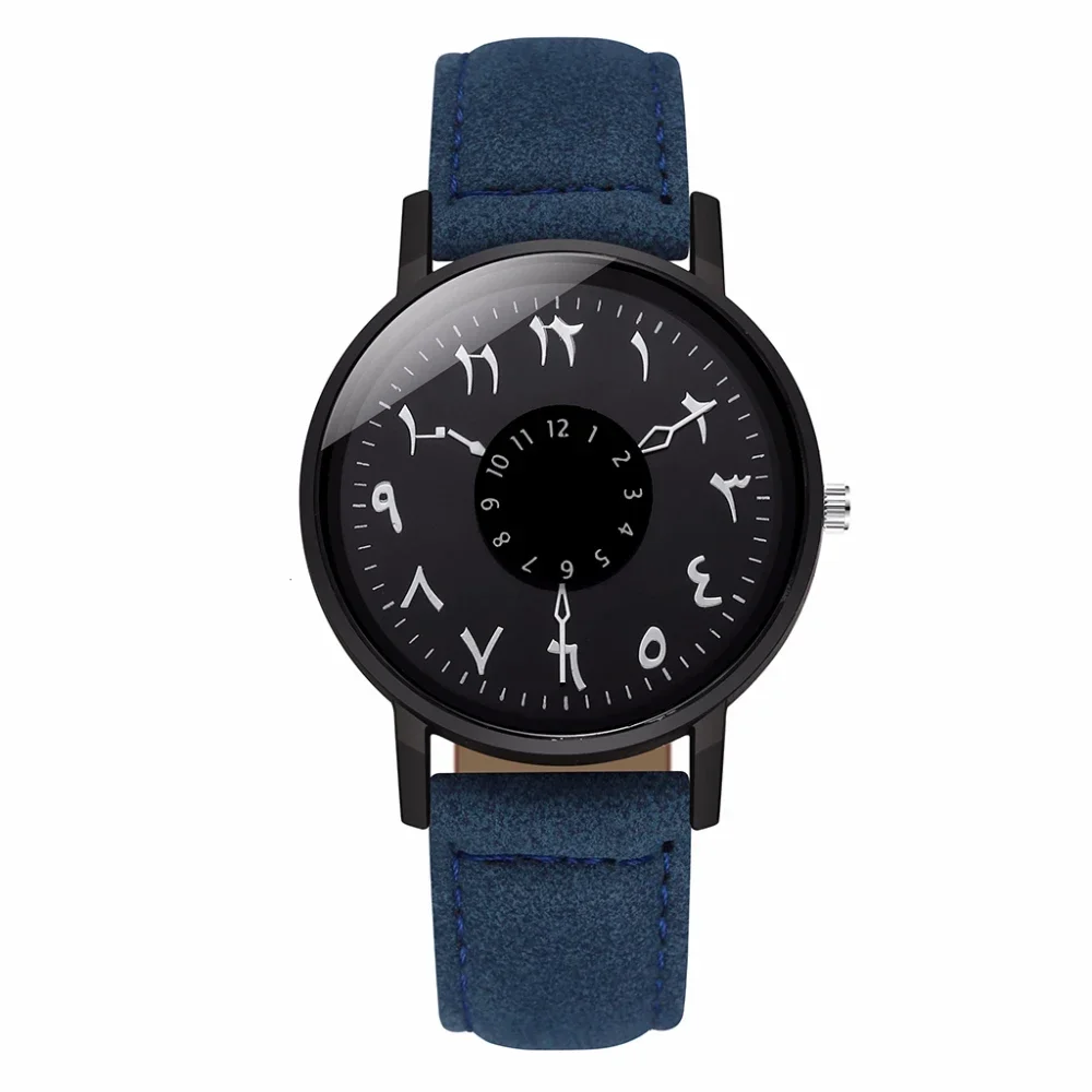 Casual Frosted Belt Small Delicate Women Arabic Numbers Watch Luxury Leather Fashion Creative Dial Simple Style Quartz Watches 5