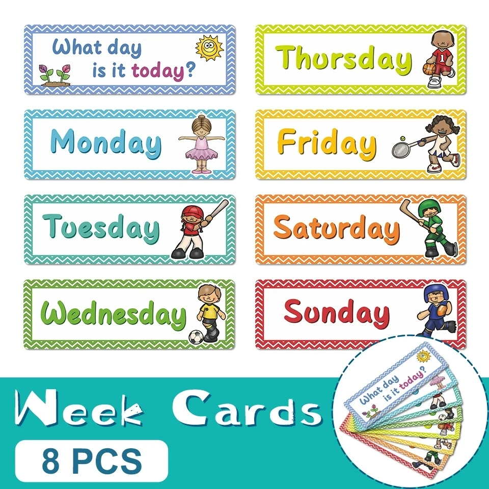 Children's Early Education English Weather & Season Flash Cards
