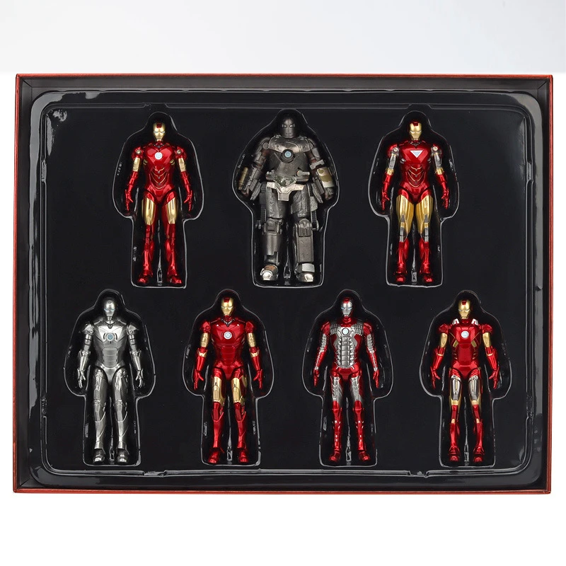ZD Toy Iron Man MK1 MK2 MK3 MK4 MK5 MK6 MK7 Action Figures 4