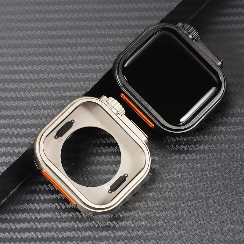 Zinc Alloy Protective Case for Smartwatch - Hard Metal Shell Cover