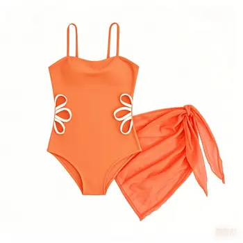 Girls Skirted Swimsuit 1