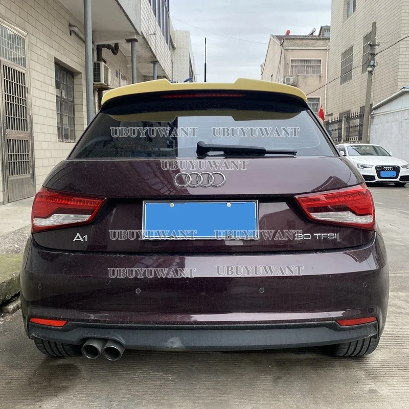 Фото Для хэтчбека Audi A1 8X PQ25 10-14, высококачественный глянцевый черный задний спойлер на крыло багажника, Задняя Крышка багажника №4
