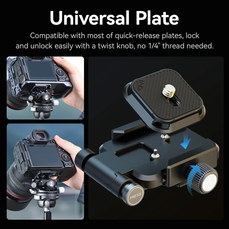 Vlogueur utilisant le stabilisateur gimbal 3 axes pour smartphone noir en extérieur pour une vidéo stable