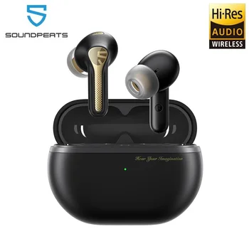 SoundPEATS Capsule3 Pro + ANC 무선 이어폰, 고음질 오디오, 블루투스 5.3 이어버드, 6 마이크, 12mm 대형 드라이버, xMEMS 듀얼 드라이버