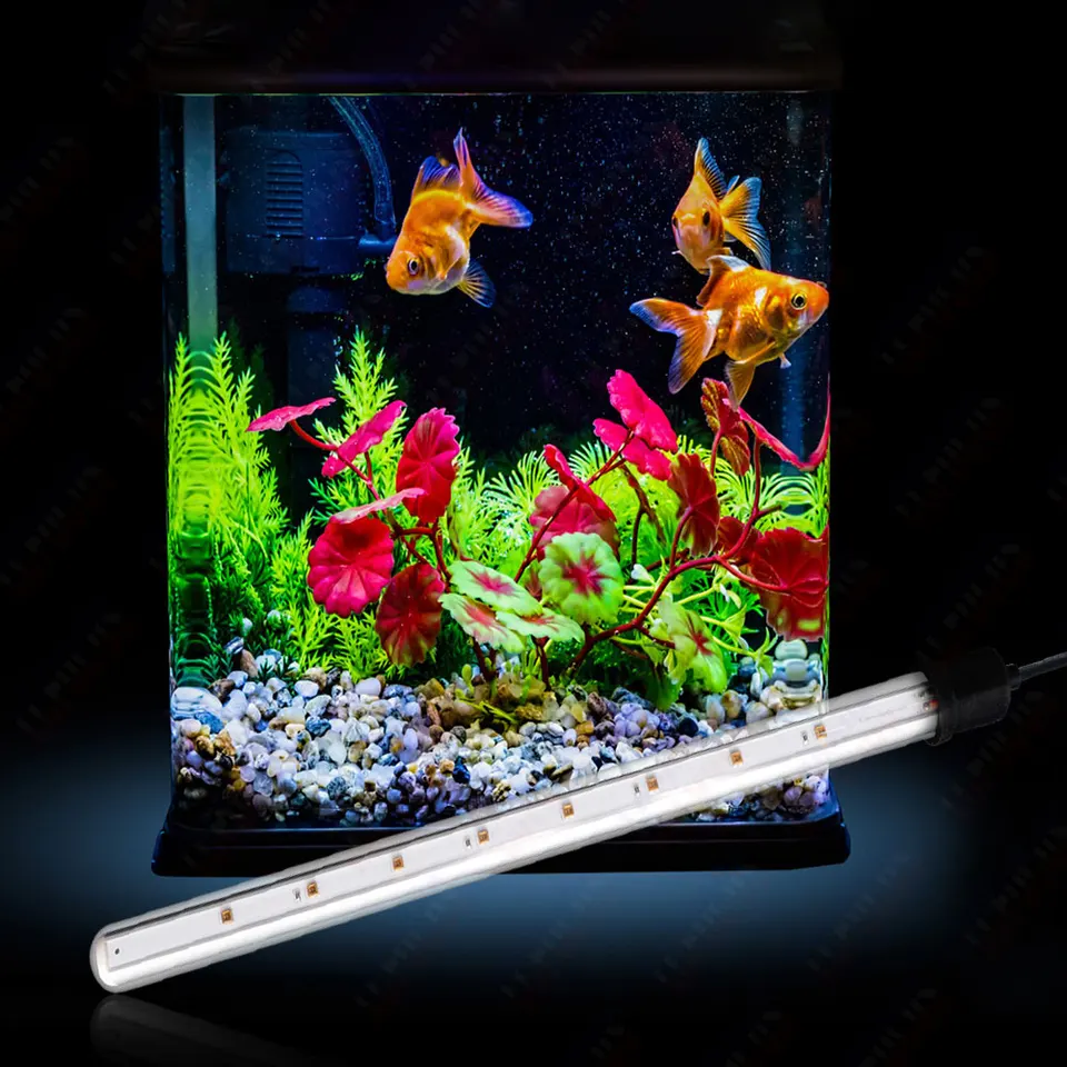 Lámpara De Limpieza UVC Para Acuario - Sumergible, Con Temporizador, Enchufe UE 220V, Elimina Microorganismos
