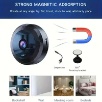 Mini caméra de sécurité sans fil WiFi HD 1080P, protection vocale, vidéosurveillance, version nocturne, caméscope, nouveau 6