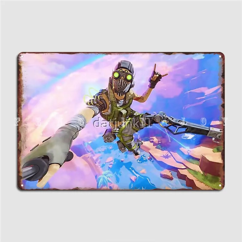 

Apex Legends Octane Poster Metal Plaque Cinema Kitchen Custom Wall Wall Decor Tin Sign PostersWall Decoration