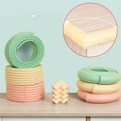 Bande de sécurité anti collision souple de 2m en forme de L,protection d'angles pour les enfants effet pare chocs à mettre dans la maison au bord de la table et des angles des meubles, 