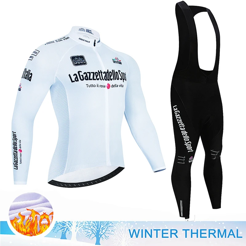 2025 Winter Thermal Fleece sets Long Cycling Jersey 20D Gel Pad Men fox teleyi MTB Ropa Ciclismo Bike Bicycling Maillot Clothes
